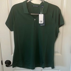 Cutter & Buck Women’s Forge Stretch Polo (L) NWT